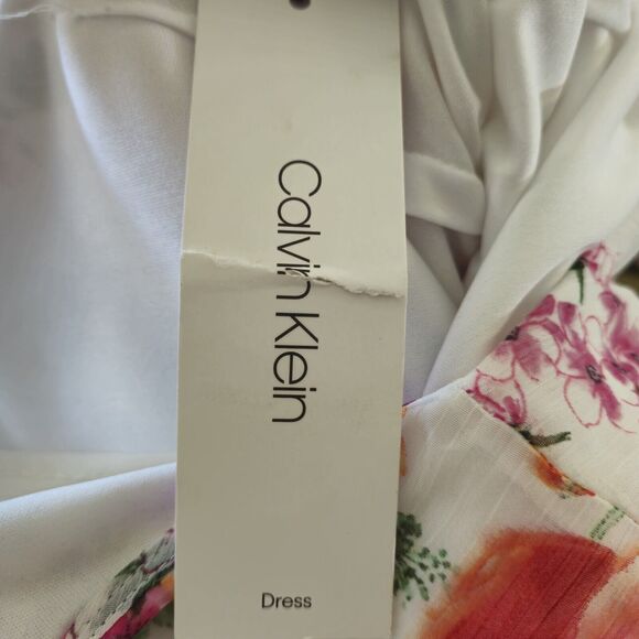 NEW Calvin Klein Women’s Dress Size 4 Maxi Floral Summer Romantic Gardencore - Picture 11 of 11